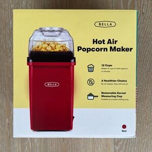 BELLA Hot Air Popcorn Maker. NEW / never opened.